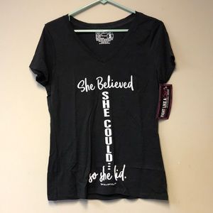 Fight Like A Girl T-Shirt - She Believed She Could